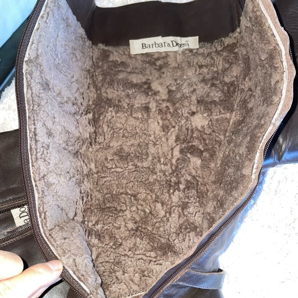 Genuine leather natural fur tall boots made in Italy - Picture 6 of 11